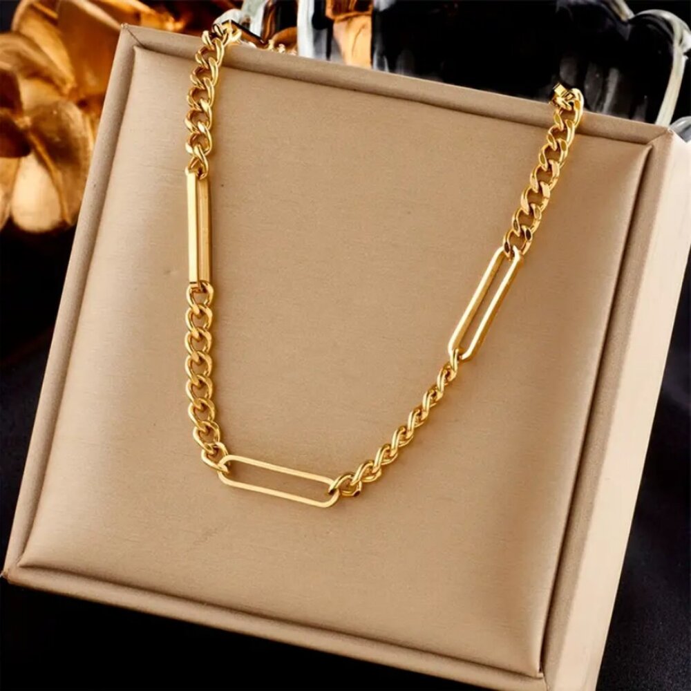 14K Gold Mens 20" Chain Link Necklace Guys NEW 20 inch 14 Karat Silver Jewelry